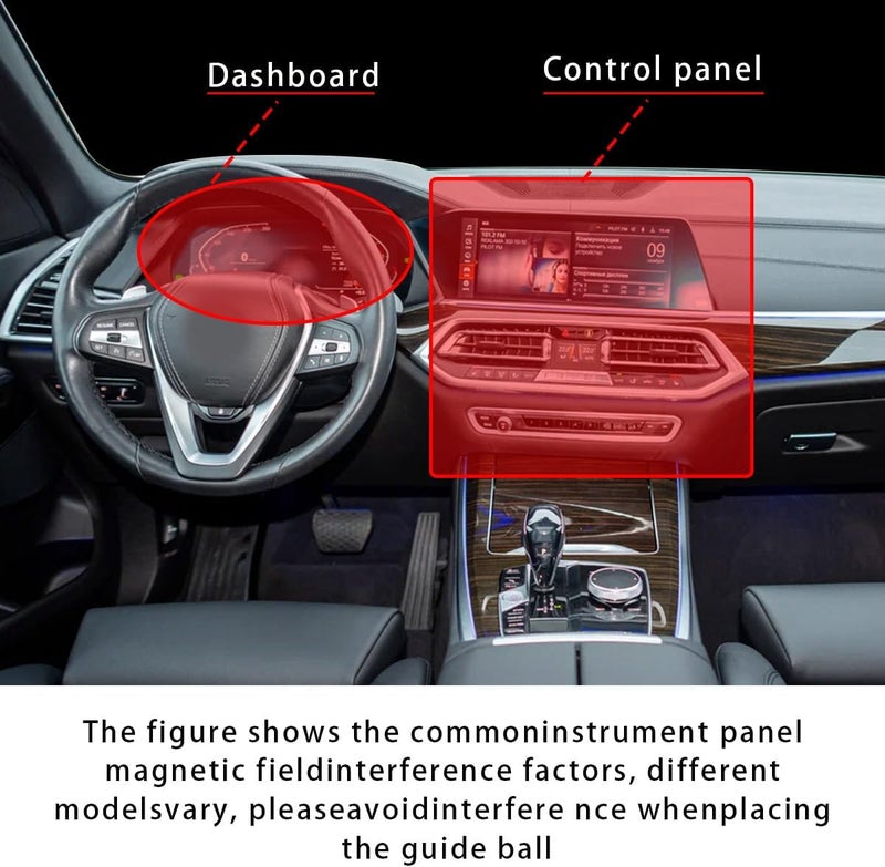 Couslcd Car Compass Ball, Dash Mount Adjustable Compass Ball with Bottom Stick, Navigation Hiking Direction Pointing Guide Ball for Marine Boat Truck Caravan Outdoor, Universal Car Accessories - Image 4